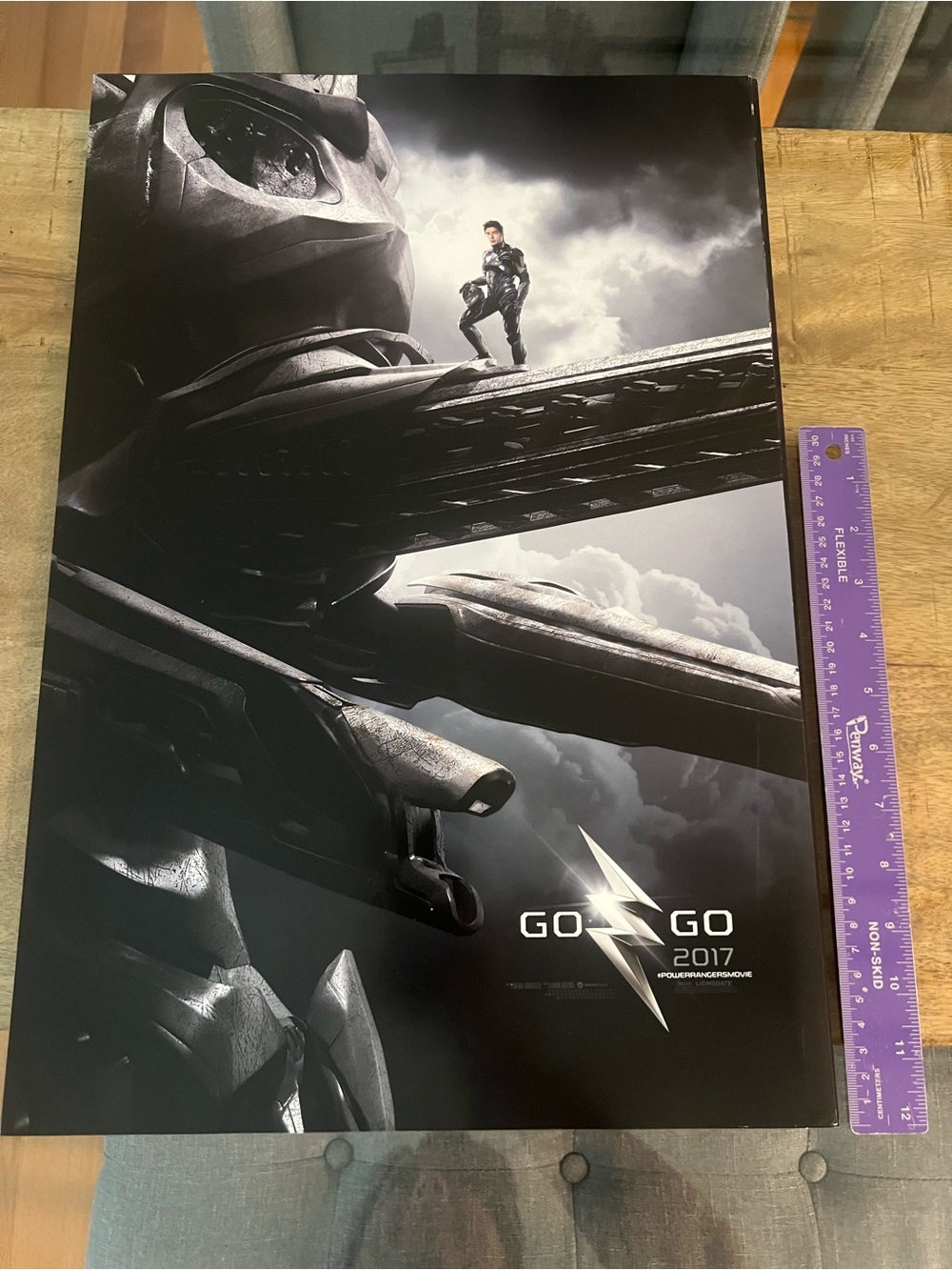 Power Rangers Dark Metallic Poster - 'Go Go' 2017